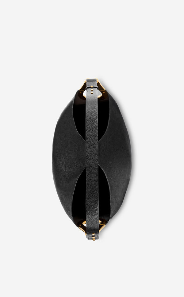 St. John Extra Large Leather Hobo Bag BK00