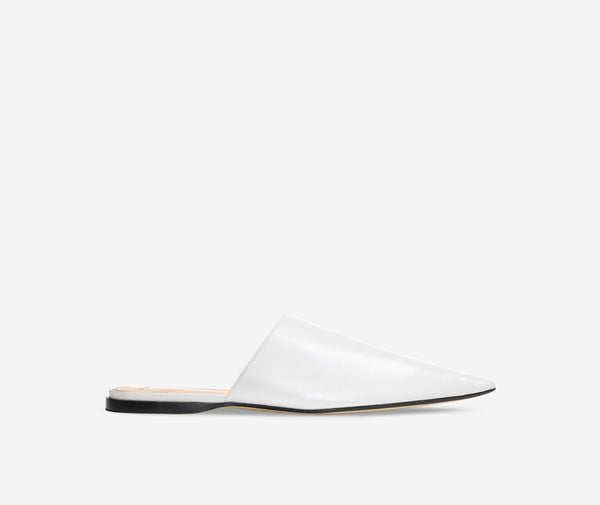 St. John Flat Leather Mule BNCO