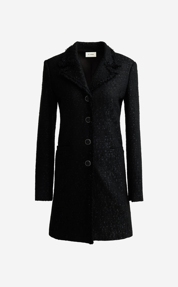 St. John Hattie Jacket In Canyon Tweed BK00