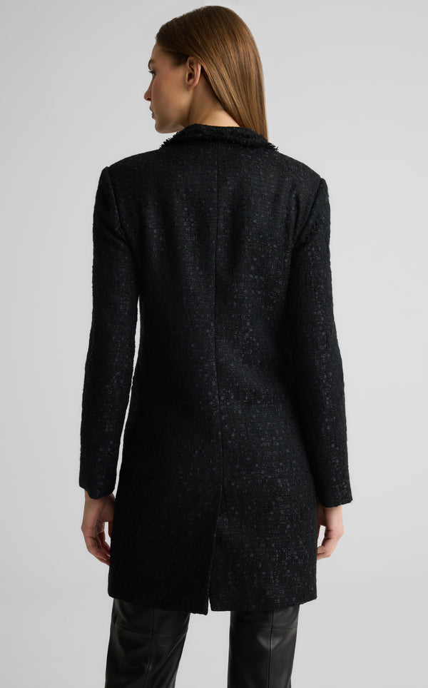 St. John Hattie Jacket In Canyon Tweed BK00