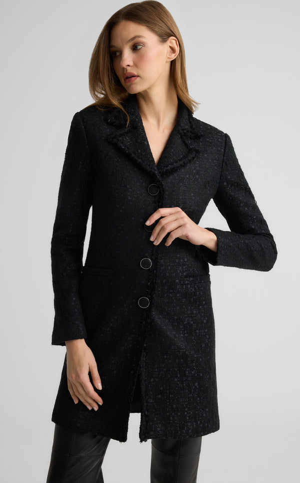 st. john Hattie Jacket in Canyon Tweed BK00