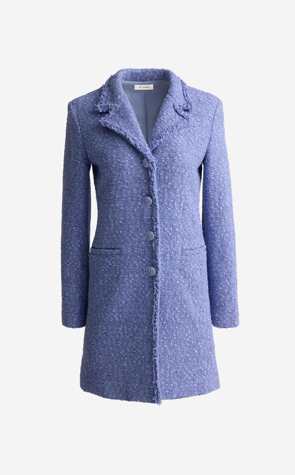 St. John Hattie Jacket In Canyon Tweed IRIS