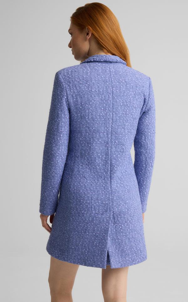 St. John Hattie Jacket In Canyon Tweed IRIS