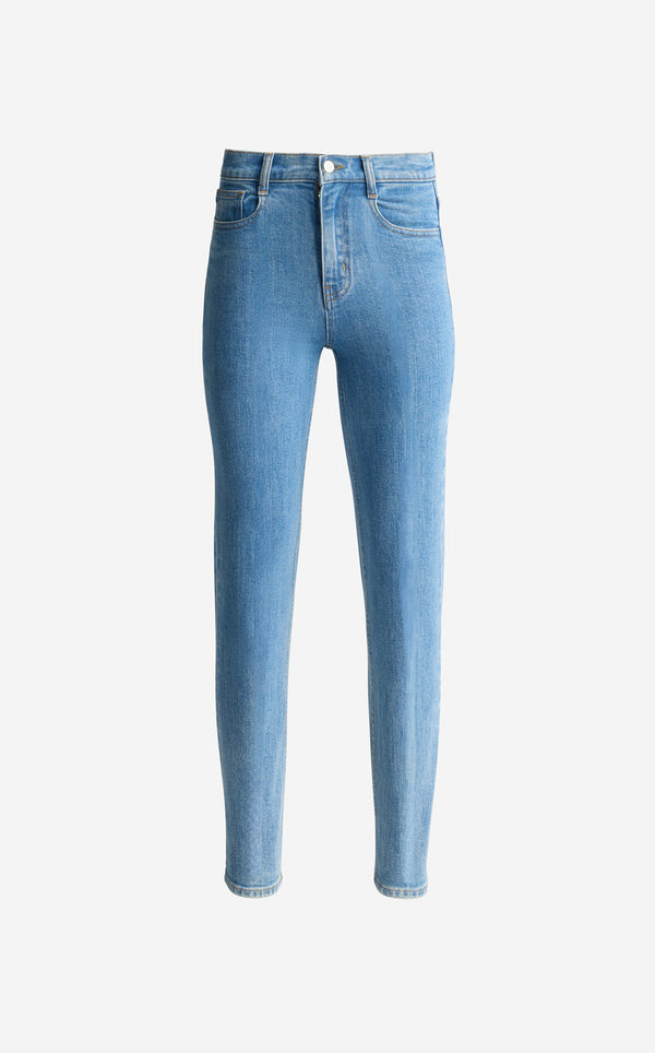 St. John Isabel Pant In Stretch Denim LIDW