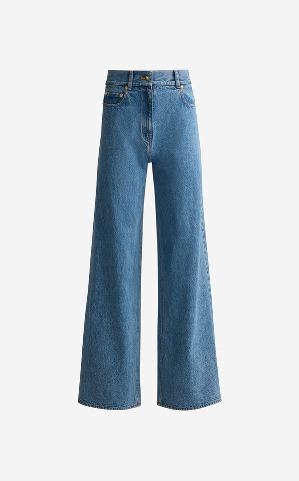 St. John Jolie Pant In Denim INWS