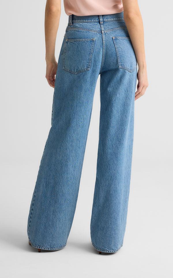 St. John Jolie Pant In Denim INWS