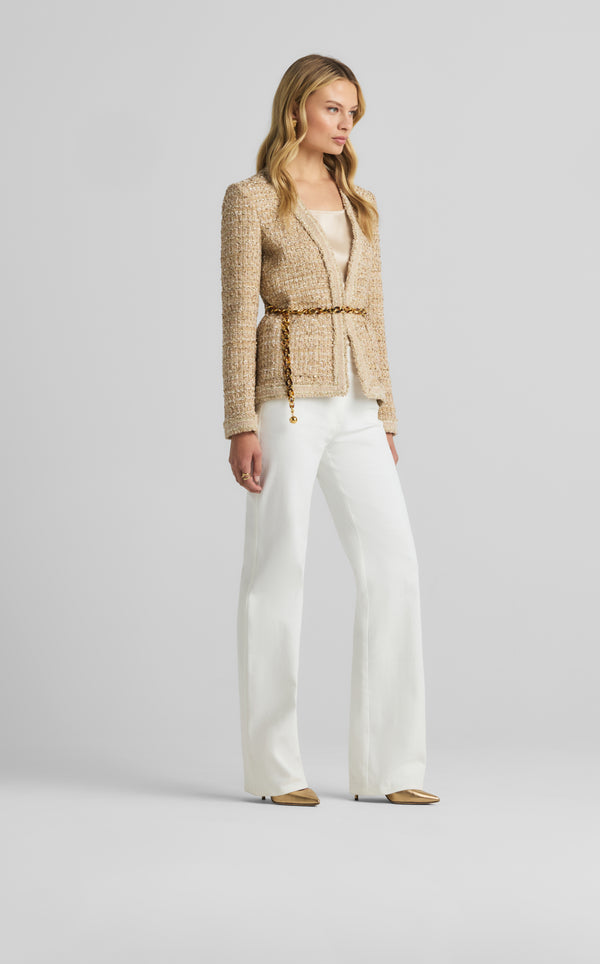 St. John Josie Jacket In Linden Tweed FWIM