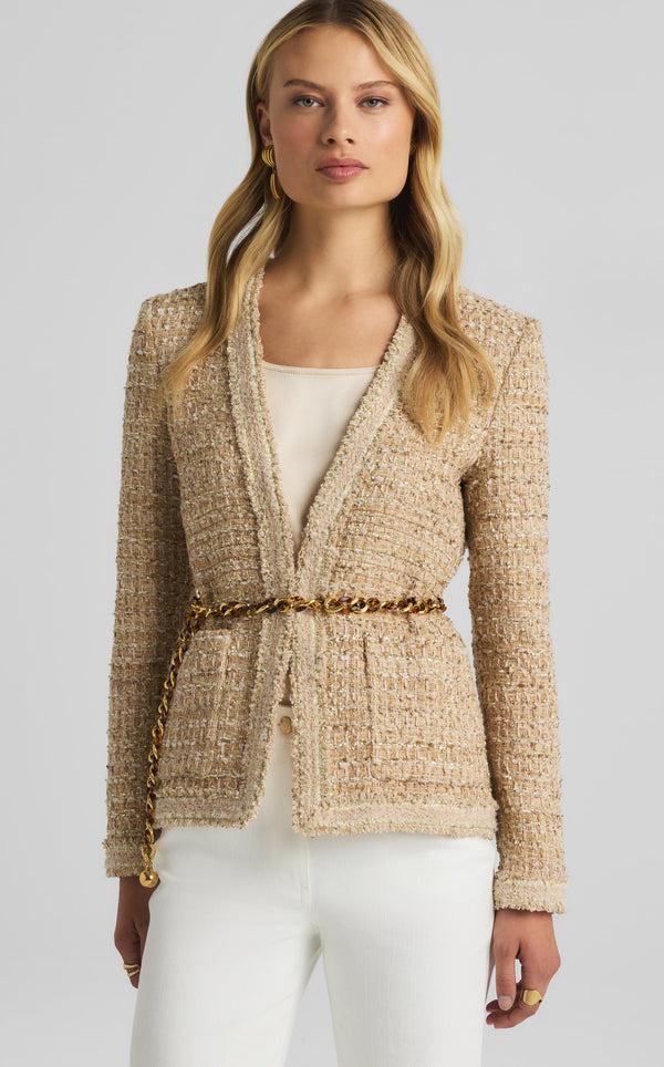 st. john Josie Jacket in Linden Tweed FWIM