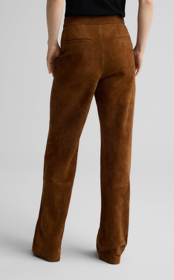 St. John Kinney Pant In Suede TOFF