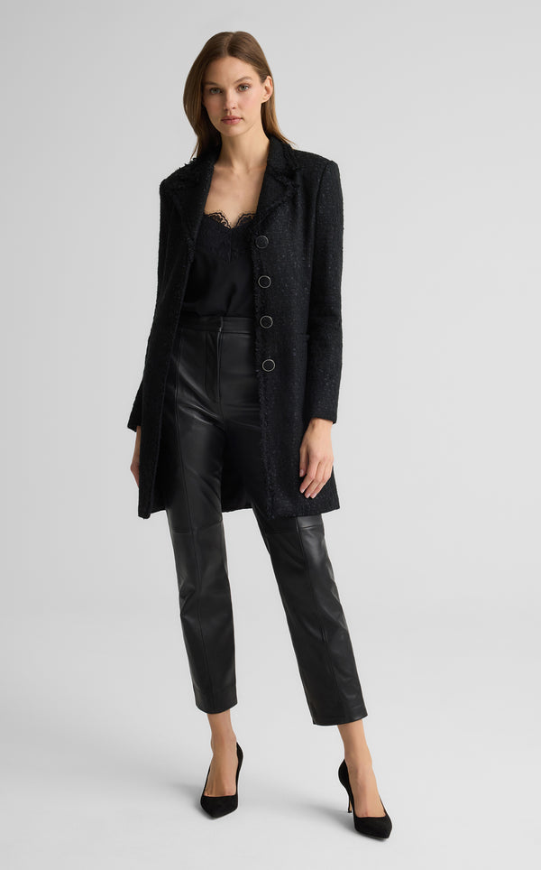 st. john Leona Pant in Leather BK00