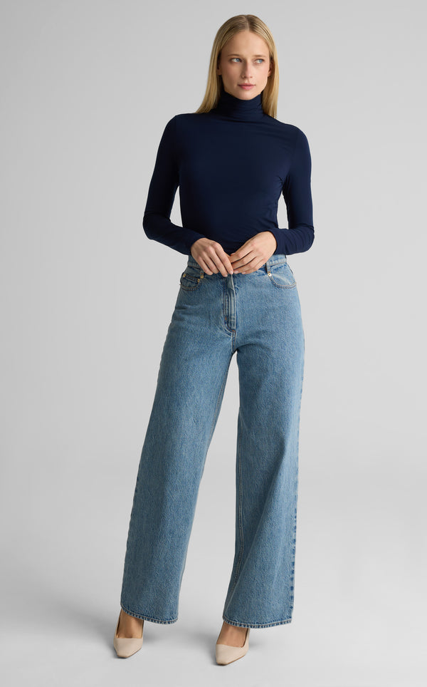 St. John Long Sleeve T-Neck Shell NV00