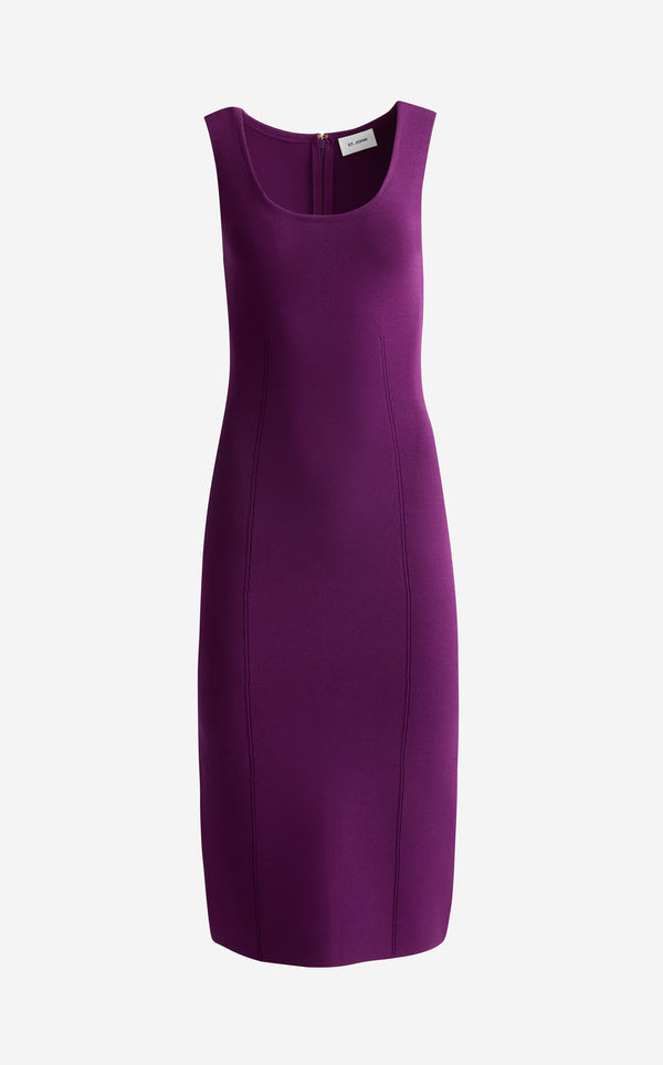 St. John Lynn Dress In Santa Roma Knit BOYB