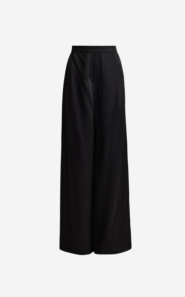 St. John Maddie Pant In Hammered Satin BK00