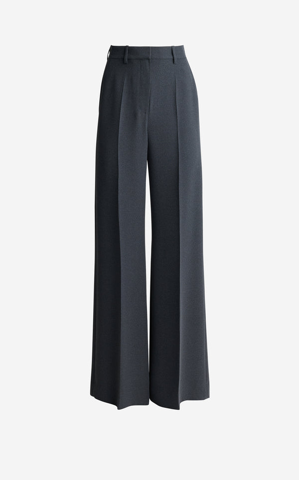 St. John Maddie Pant In Heathered Crepe DGMG