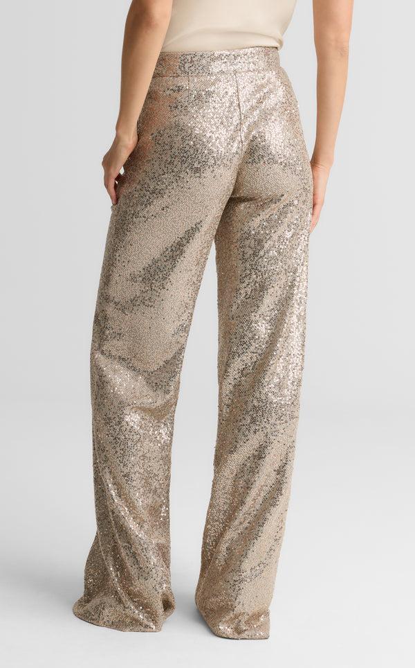 St. John Maddie Pant In Soft Tailored Sequin LLRM