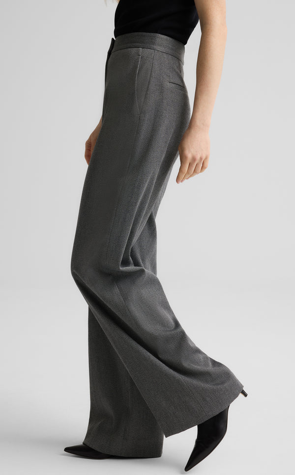 St. John Maddie Pant In Stretch Twill Suiting MGME