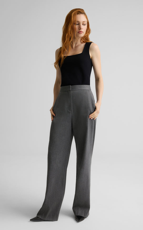 st. john Maddie Pant in Stretch Twill Suiting MGME