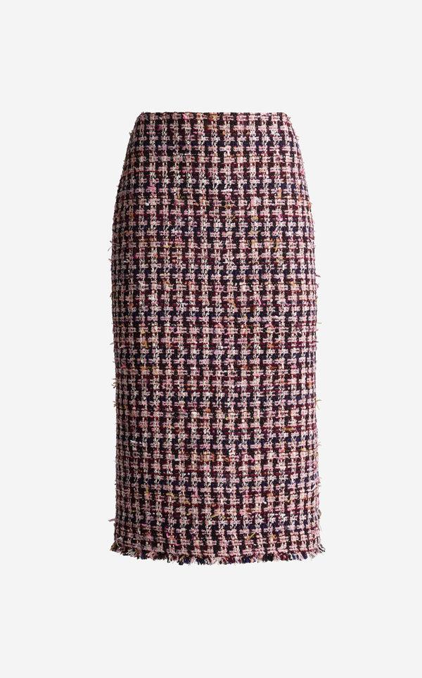 St. John Margot Skirt In Lachman Tweed BOEM