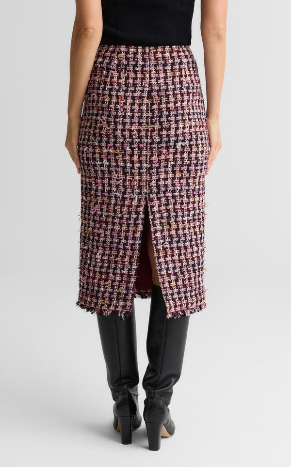 St. John Margot Skirt In Lachman Tweed BOEM