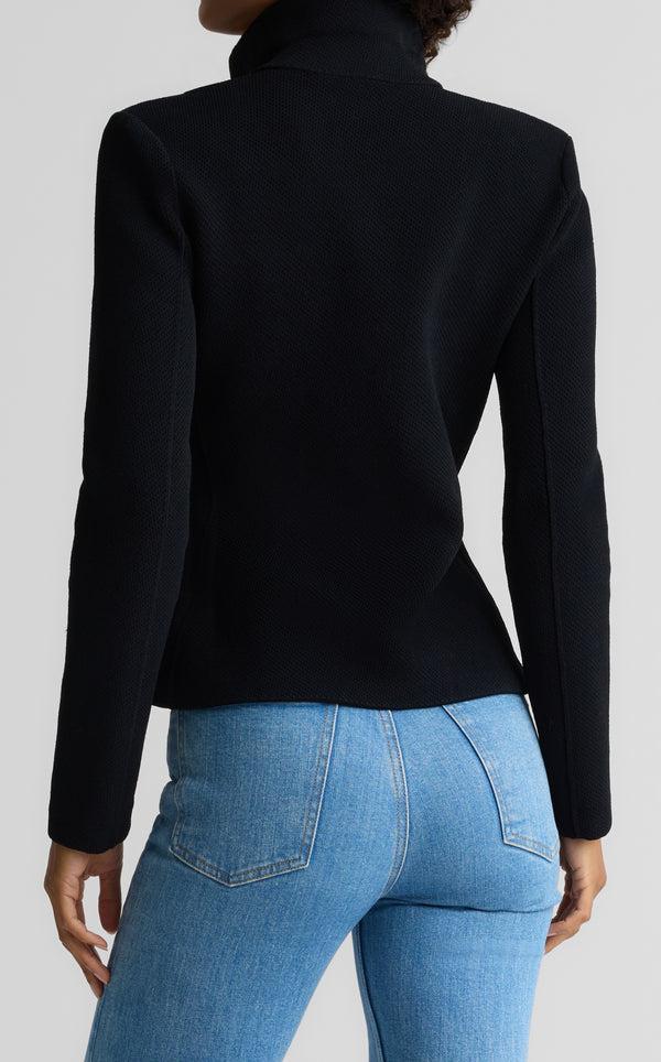 St. John Marie Jacket In Venezia Knit BK00