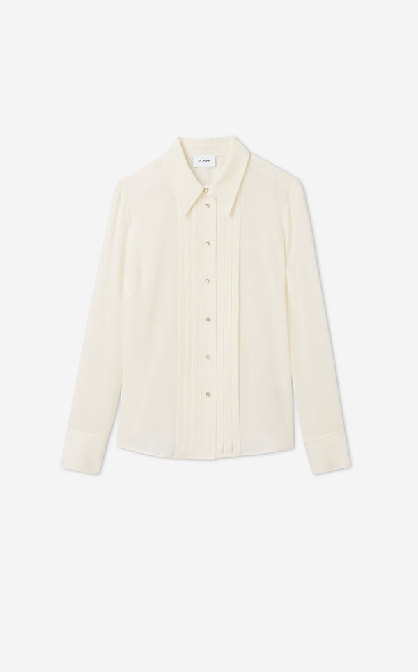 St. John Maya Top In Silk Crepe IV00