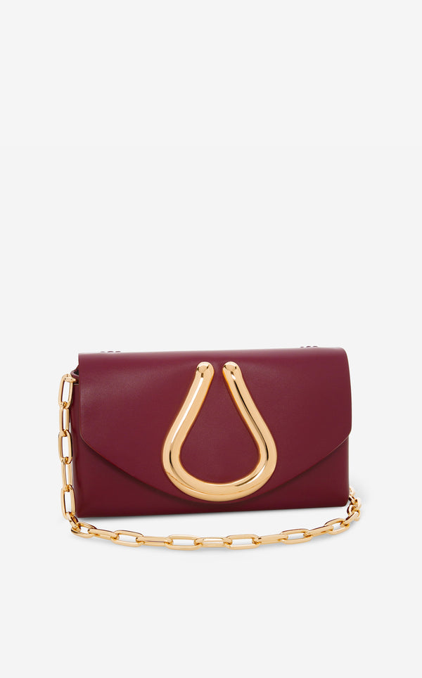 St. John Mini Loop Handbag PRUN