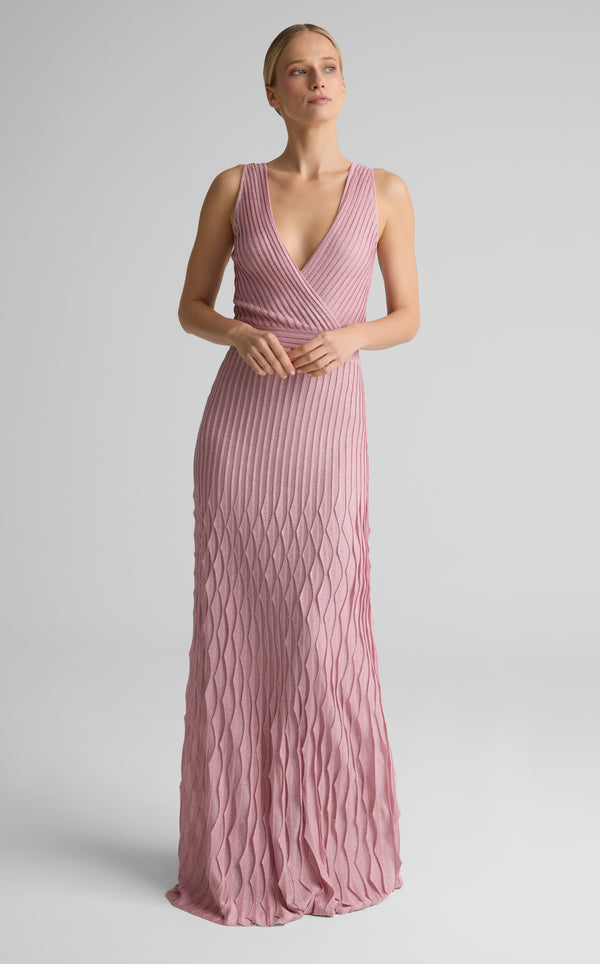 st. john Mirabelle Gown in Soirée Sequin Knit PYML
