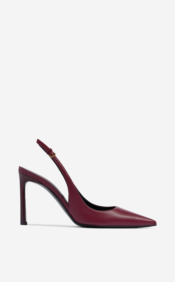st. john Nappa Leather Slingback Heel DKGA