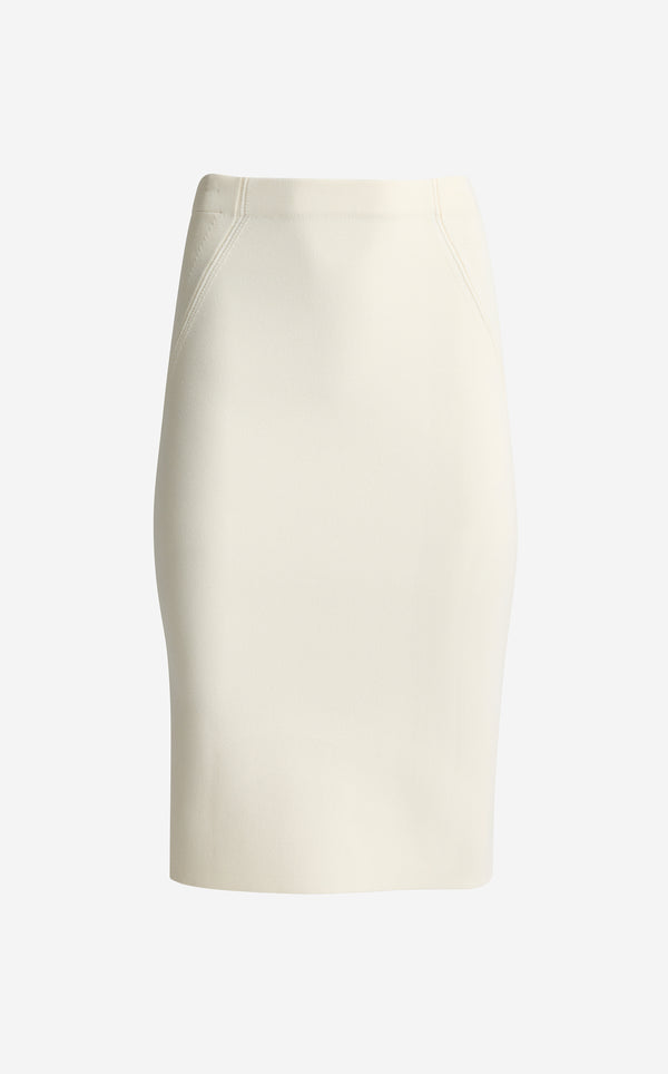 St. John Nina Skirt In Santa Roma Knit EC00