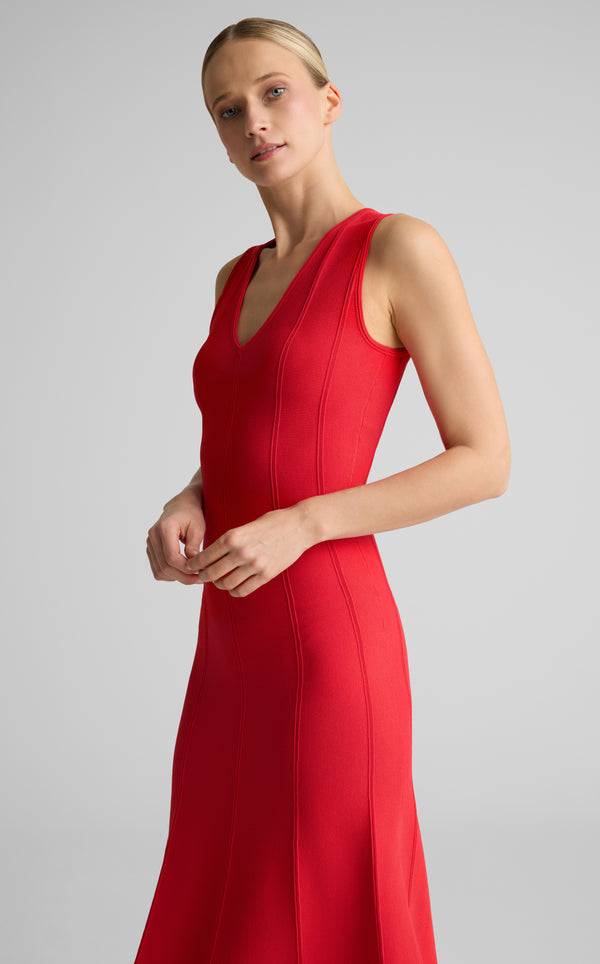 St. John Odette Dress In Valley Knit BTDC