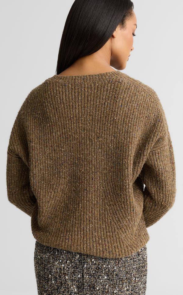 St. John Patty Sweater In Donegal Knit CF00