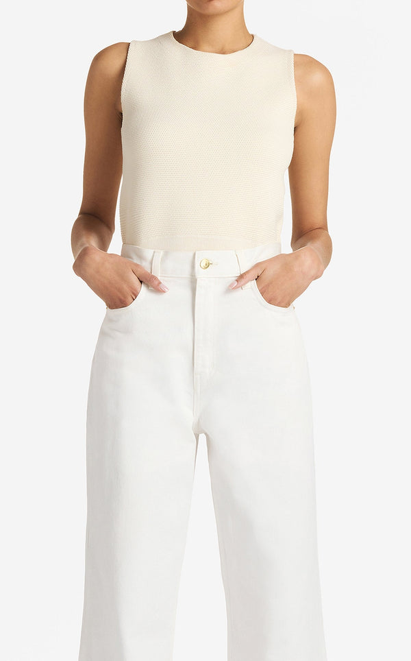 st. john Pique Knit Shell EC00