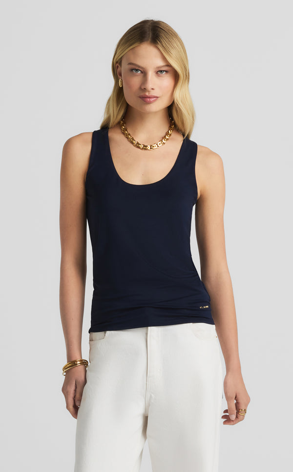 st. john Polished Jersey Tank MIDN