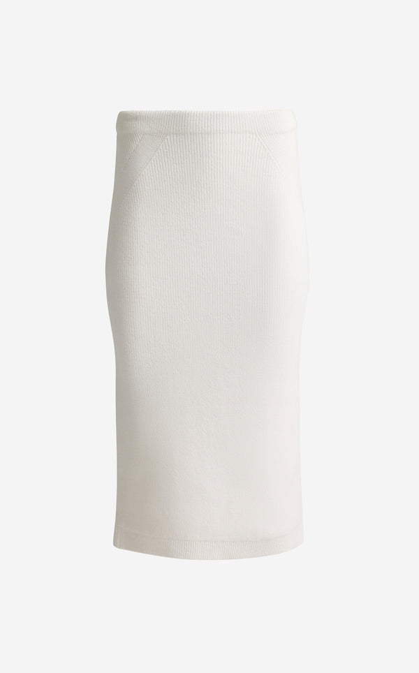 St. John Rhea Skirt In Redondo Rib Knit BW00