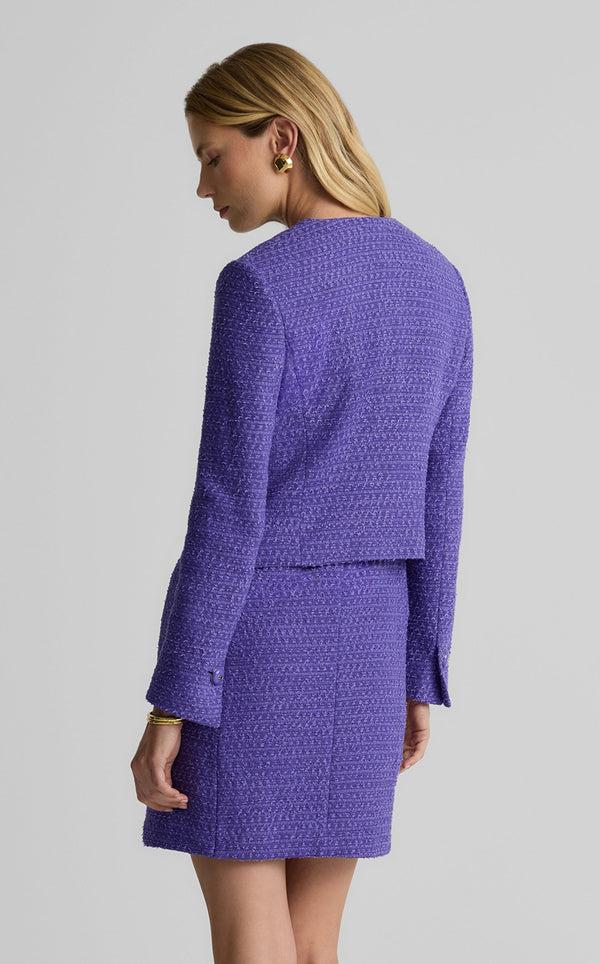 St. John Riley Jacket In Astoria Tweed VT00