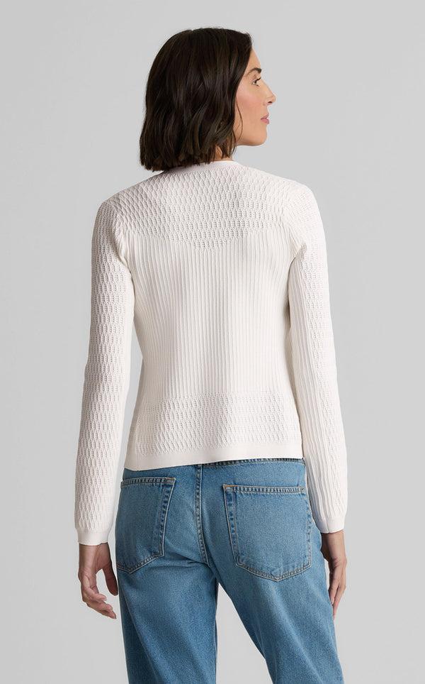 St. John River Cardigan In Fine Mixed Knit IV00