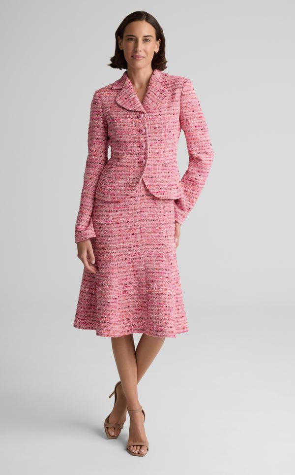 st. john Rosa Jacket In Provence Tweed PDCM