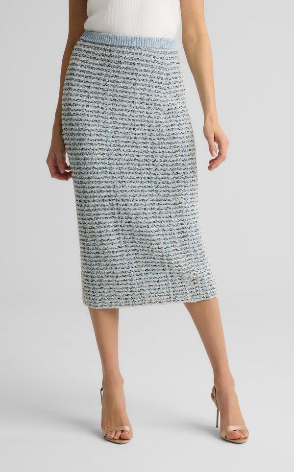 St. John Sadie Skirt In Brighton Knit AQWH
