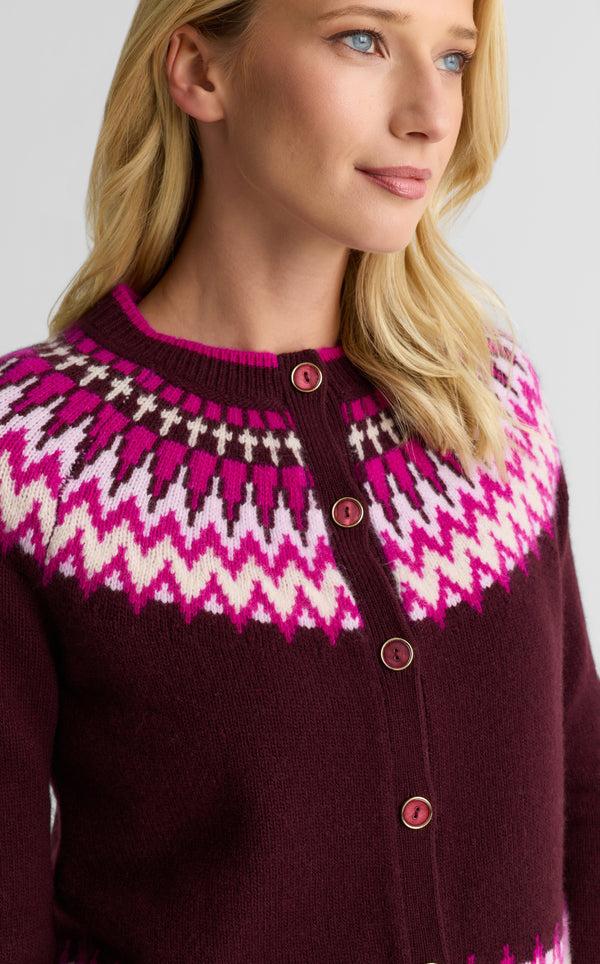 St. John Sally Cardigan In Cashmere Blend BXMU
