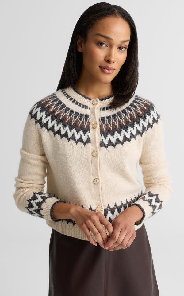 St. John Sally Cardigan In Cashmere Blend OTMM