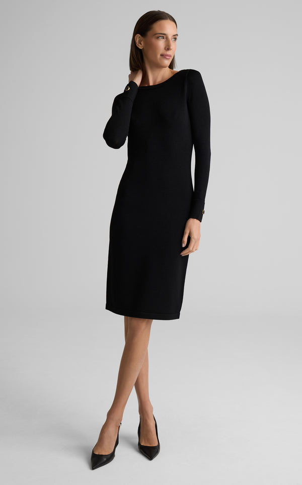st. john Santiago Knit Bateau Dress BK00
