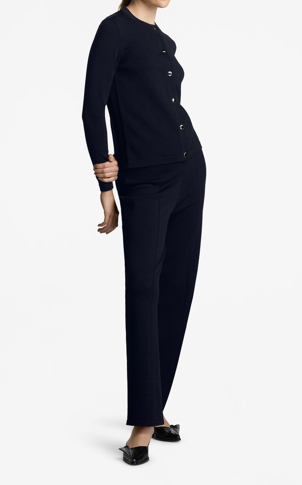 St. John Santiago Knit Cardigan MIDN