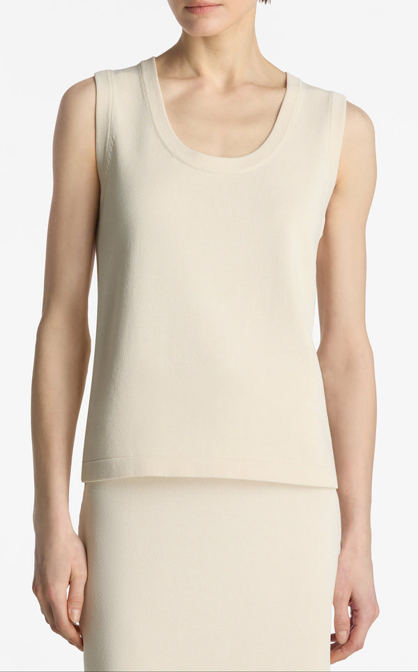 st. john Santiago Knit Scoop Neck Shell EC00