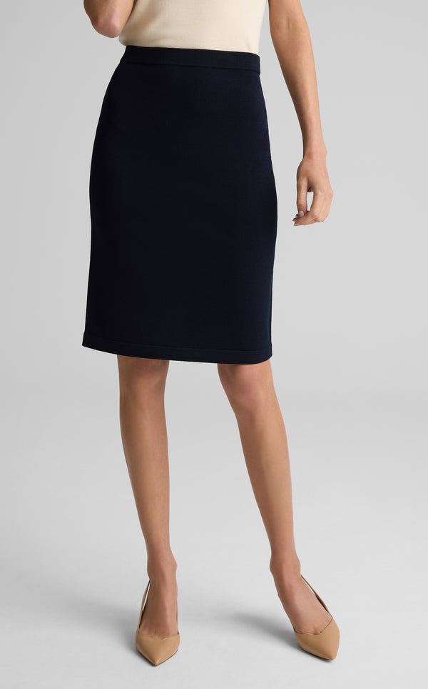 St. John Santiago Knit Skirt MIDN
