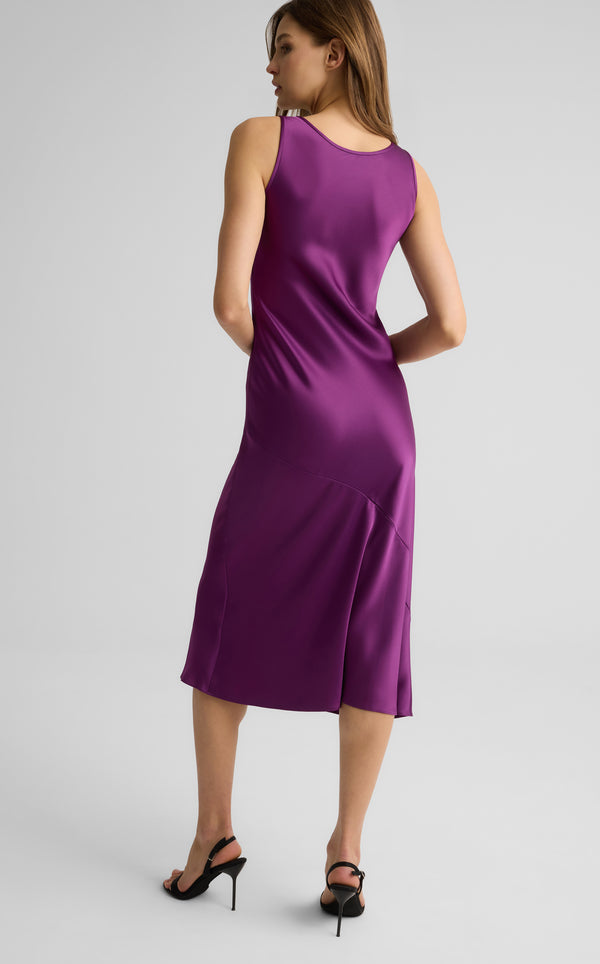 St. John Sara Dress In Liquid Satin BOYB