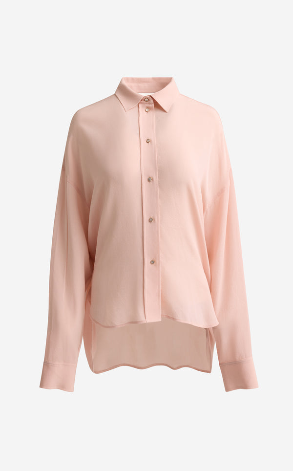 St. John Sharon Top In Silk Crepe RSQT