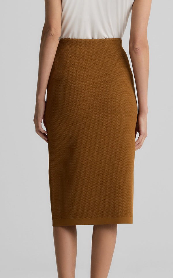 St. John Shiloh Skirt In Madison Knit CINA