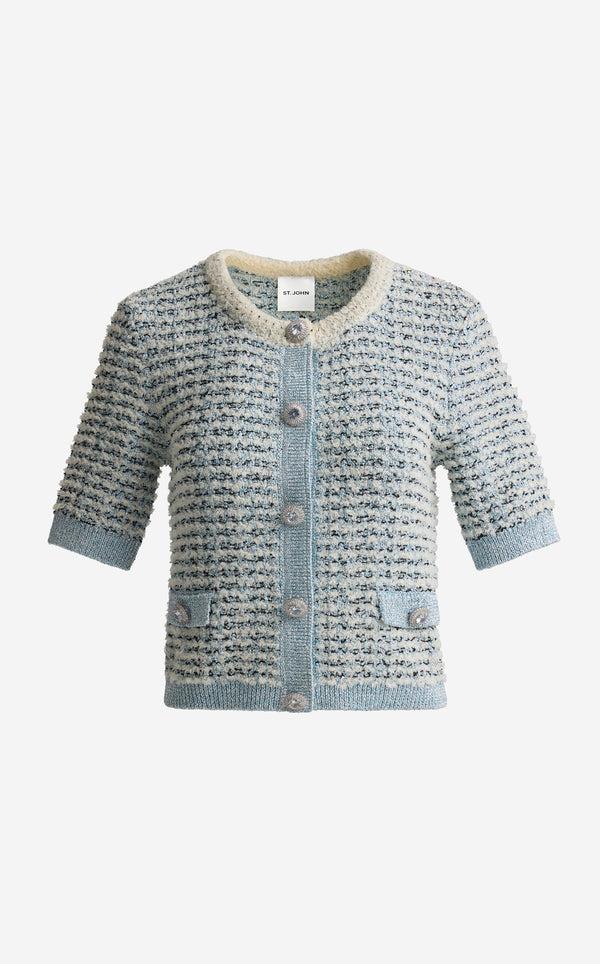 St. John Silvie Cardigan In Brighton Knit AQWH