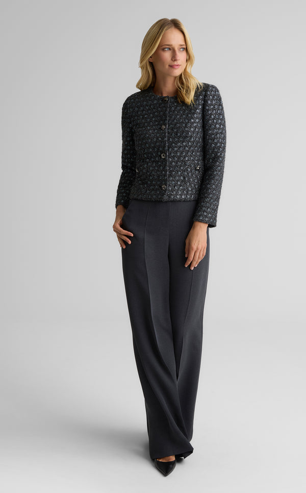 st. john Simone Jacket In Encore Tweed PWLM