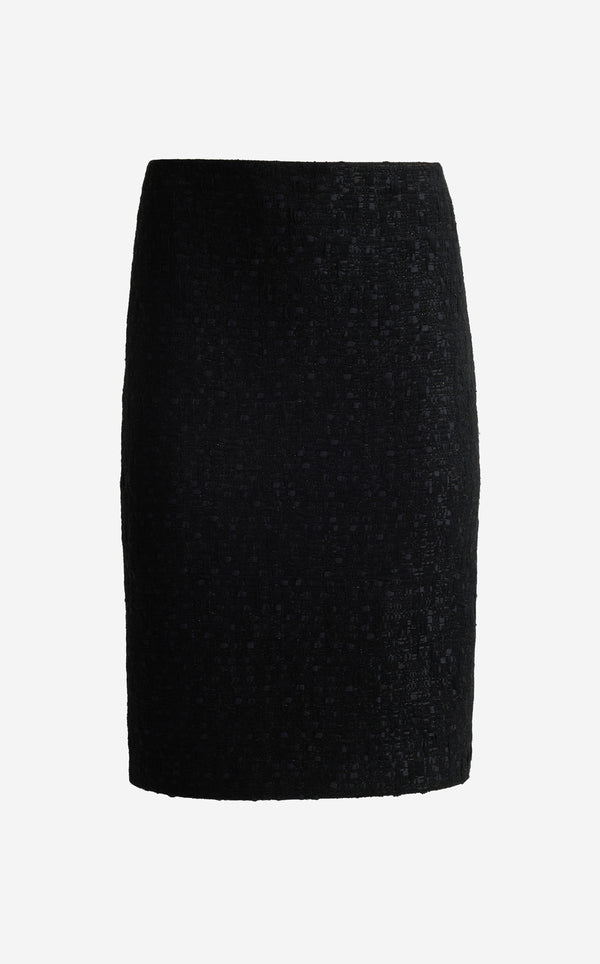 St. John Skyler Skirt In Canyon Tweed BK00